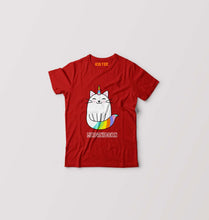 Load image into Gallery viewer, MEOWNICORN Kids T-Shirt for Boy/Girl-Red-Ektarfa.online
