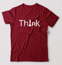 Load image into Gallery viewer, Chess Think T-Shirt for Men-Maroon-Ektarfa.online