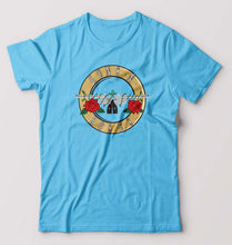 Load image into Gallery viewer, Guns and Roses T-Shirt for Men-Light blue-Ektarfa.online