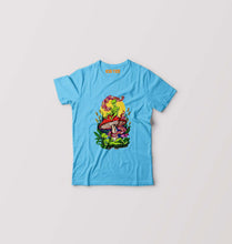 Load image into Gallery viewer, Trippy Psychedelic Weed Stoned T-Shirt for Boy/Girl-Light Blue-Ektarfa.online