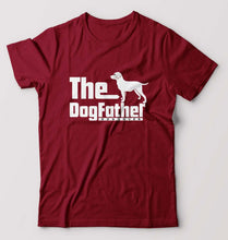 Load image into Gallery viewer, Dog Father T-Shirt for Men-Maroon-Ektarfa.online