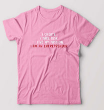 Load image into Gallery viewer, Entrepreneur T-Shirt for Men-Light Baby Pink-Ektarfa.online