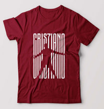 Load image into Gallery viewer, Cristiano Ronaldo CR7 T-Shirt for Men-Maroon-Ektarfa.online