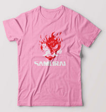 Load image into Gallery viewer, Cyberpunk Samurai T-Shirt for Men-Light Baby Pink-Ektarfa.online