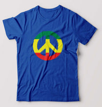 Load image into Gallery viewer, Bob Marley Peace T-Shirt for Men-Royal Blue-Ektarfa.online