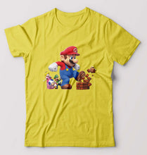 Load image into Gallery viewer, Mario T-Shirt for Men-Yellow-Ektarfa.online