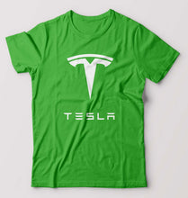 Load image into Gallery viewer, Tesla T-Shirt for Men-Flag Green-Ektarfa.online