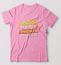 Load image into Gallery viewer, Genius Engineer T-Shirt for Men-Light Baby Pink-Ektarfa.online