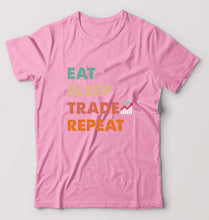 Load image into Gallery viewer, Share Market(Stock Market) T-Shirt for Men-Light Baby Pink-Ektarfa.online