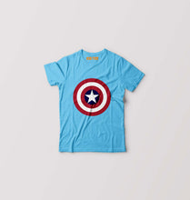 Load image into Gallery viewer, Captain America Kids T-Shirt for Boy/Girl-Light Blue-Ektarfa.online