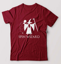Load image into Gallery viewer, Table Tennis (TT) Wizard T-Shirt for Men-Maroon-Ektarfa.online