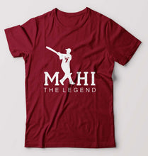 Load image into Gallery viewer, MS Dhoni (MSD) T-Shirt for Men-Maroon-Ektarfa.online