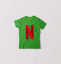 Load image into Gallery viewer, Netflix Kids T-Shirt for Boy/Girl-Flag Green-Ektarfa.online