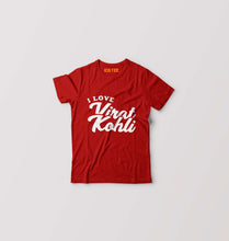 Load image into Gallery viewer, Virat Kohli T-Shirt for Boy/Girl-Red-Ektarfa.online