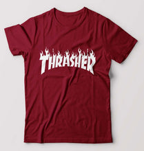 Load image into Gallery viewer, Thrasher T-Shirt for Men-Maroon-Ektarfa.online