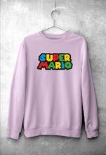 Load image into Gallery viewer, Super Mario Unisex Sweatshirt for Men/Women-Light Baby Pink-Ektarfa.online