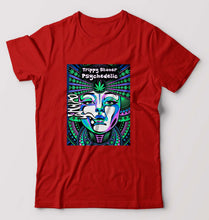 Load image into Gallery viewer, Trippy Stoner Psychedelic T-Shirt for Men-Red-Ektarfa.online
