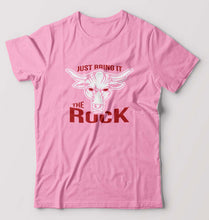 Load image into Gallery viewer, The Rock T-Shirt for Men-Light Baby Pink-Ektarfa.online