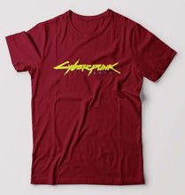 Load image into Gallery viewer, Cyberpunk T-Shirt for Men-Maroon-Ektarfa.online