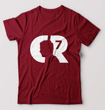 Load image into Gallery viewer, Cristiano Ronaldo CR7 T-Shirt for Men-Maroon-Ektarfa.online