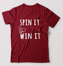 Load image into Gallery viewer, Table Tennie (TT) T-Shirt for Men-Maroon-Ektarfa.online