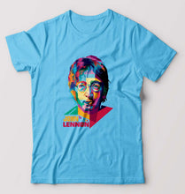 Load image into Gallery viewer, John Lennon T-Shirt for Men-Light Blue-Ektarfa.online