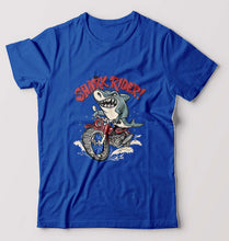 Load image into Gallery viewer, Shark Rider T-Shirt for Men-Royal Blue-Ektarfa.online