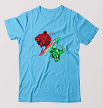 Load image into Gallery viewer, Share Market(Stock Market) T-Shirt for Men-Light Blue-Ektarfa.online