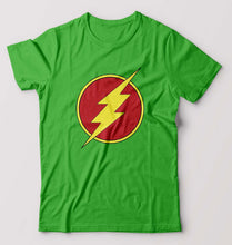 Load image into Gallery viewer, Flash Superhero T-Shirt for Men-flag green-Ektarfa.online