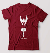 Load image into Gallery viewer, Thor Superhero T-Shirt for Men-Maroon-Ektarfa.online