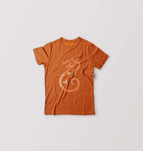 Load image into Gallery viewer, Om Ganesh T-Shirt for Boy/Girl-Orange-Ektarfa.online