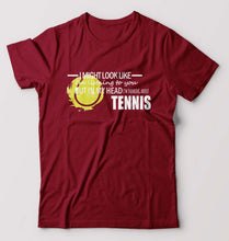 Load image into Gallery viewer, Tennis T-Shirt for Men-Maroon-Ektarfa.online