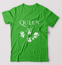 Load image into Gallery viewer, Queen Rock Band T-Shirt for Men-flag green-Ektarfa.online
