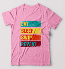 Load image into Gallery viewer, Swimming T-Shirt for Men-Light Baby Pink-Ektarfa.online