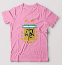 Load image into Gallery viewer, Argentina Football T-Shirt for Men-Light Baby Pink-Ektarfa.online