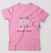 Load image into Gallery viewer, CRICKET Fever T-Shirt for Men-Light Baby Pink-Ektarfa.online