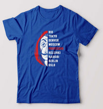 Load image into Gallery viewer, Money Heist T-Shirt for Men-Royal Blue-Ektarfa.online