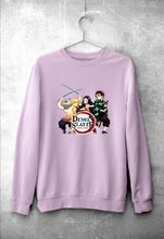 Load image into Gallery viewer, Demon Slayer Unisex Sweatshirt for Men/Women-Light Pink-Ektarfa.online