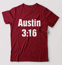 Load image into Gallery viewer, Stone Cold Steve Austin (WWE) T-Shirt for Men-Maroon-Ektarfa.online