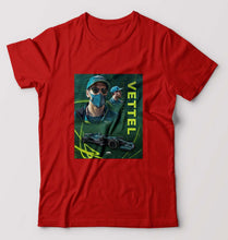 Load image into Gallery viewer, Sebastian Vettel F1 T-Shirt for Men-Red-Ektarfa.online
