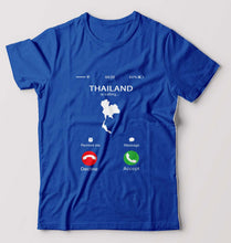 Load image into Gallery viewer, Thailand Calling T-Shirt for Men-Royal Blue-Ektarfa.online