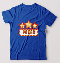 Load image into Gallery viewer, Poker T-Shirt for Men-Royal Blue-Ektarfa.online