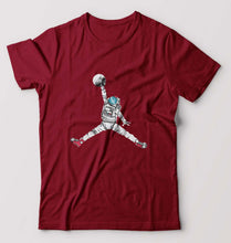 Load image into Gallery viewer, Jorden Space Dunk T-Shirt for Men-Maroon-Ektarfa.online