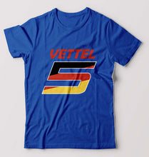 Load image into Gallery viewer, Sebastian Vettel F1 T-Shirt for Men-Royal Blue-Ektarfa.online