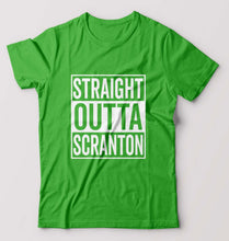 Load image into Gallery viewer, Straight Outta Scranton T-Shirt for Men-flag green-Ektarfa.online