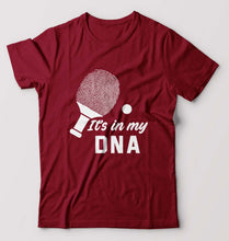 Load image into Gallery viewer, Table Tennis (TT) DNA T-Shirt for Men-Maroon-Ektarfa.online