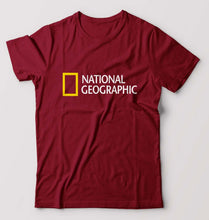 Load image into Gallery viewer, National Geographic T-Shirt for Men-Maroon-Ektarfa.online
