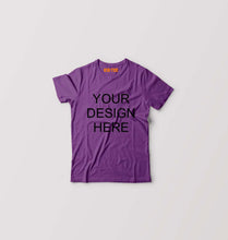 Load image into Gallery viewer, Customized-Custom-Personalized Kids T-Shirt for Boy/Girl-Purple-Ektarfa.online