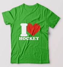 Load image into Gallery viewer, I Love Hockey T-Shirt for Men-Ektarfa.online