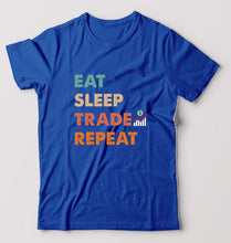 Load image into Gallery viewer, Share Market(Stock Market) T-Shirt for Men-Royal Blue-Ektarfa.online